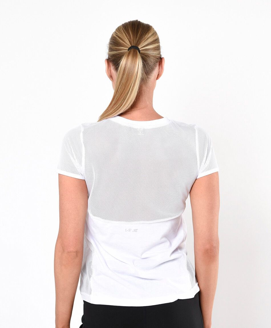 Remera deportiva mujer mesh