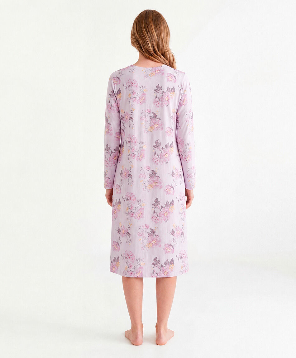 Camis&oacute;n mujer floreado rosada