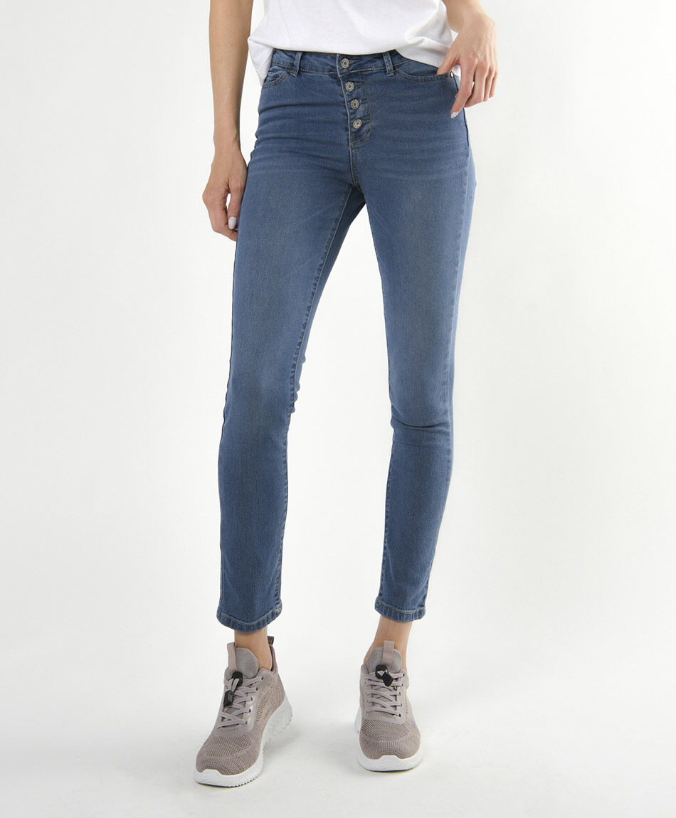 Jeans mujer desgastado skinny fit