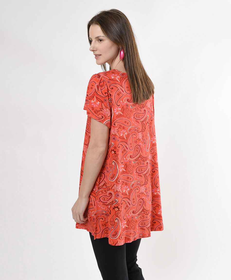 Polera mujer extra larga oversize