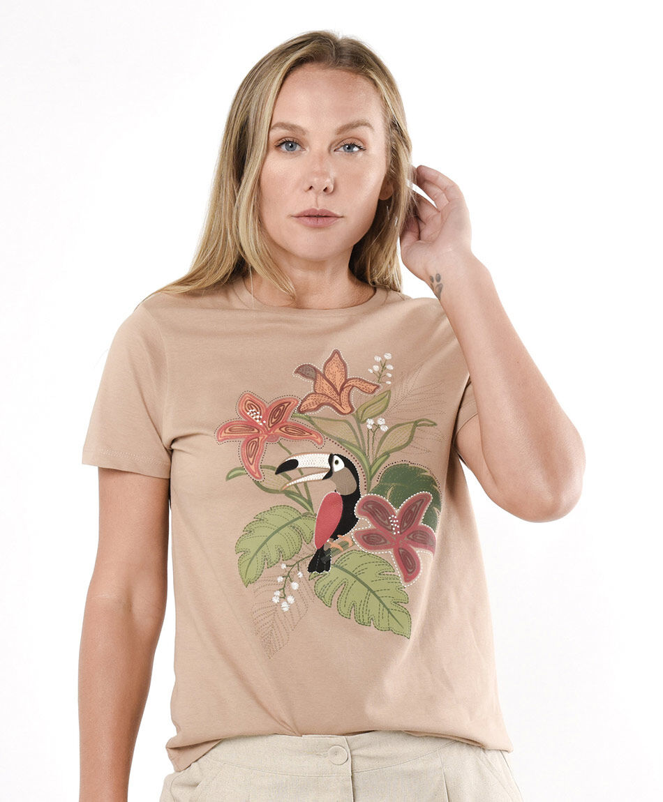 Remera mujer tropical tuc&aacute;n