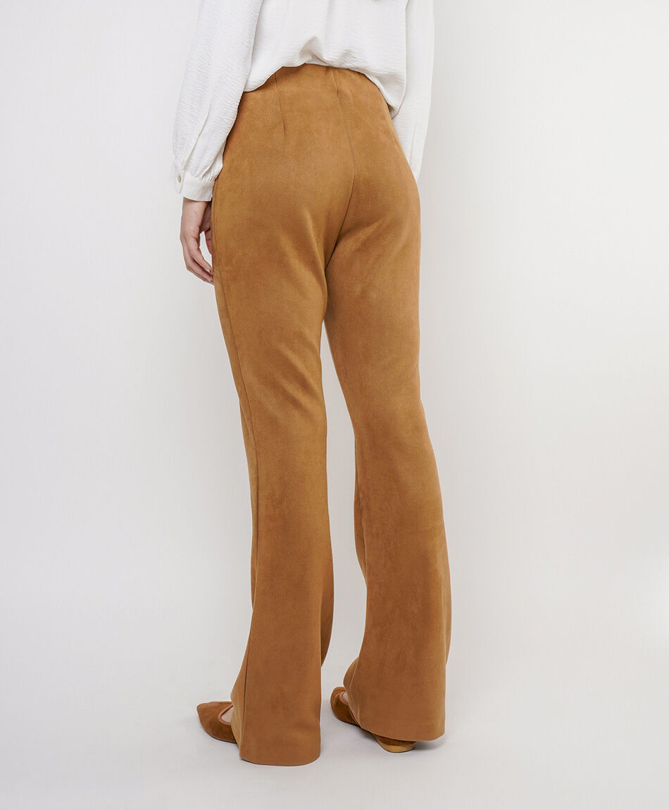 Pantal&oacute;n mujer suede liso