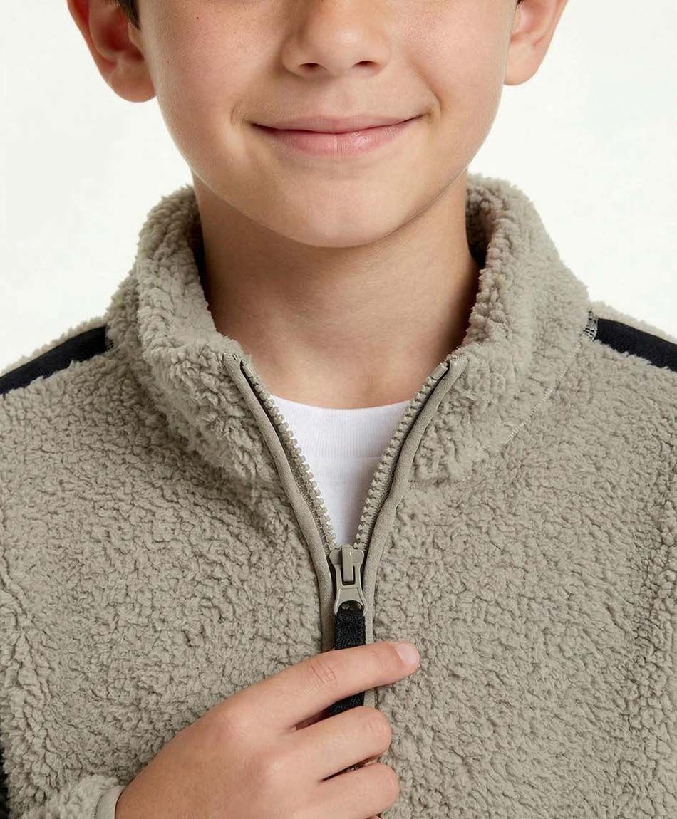 Buzo ni&ntilde;o chiporro beige