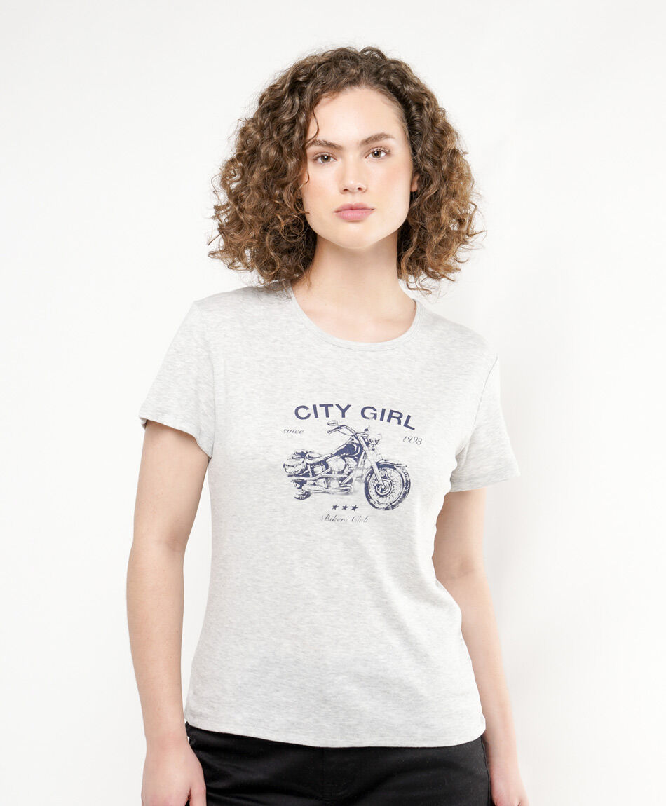 Remera mujer moto