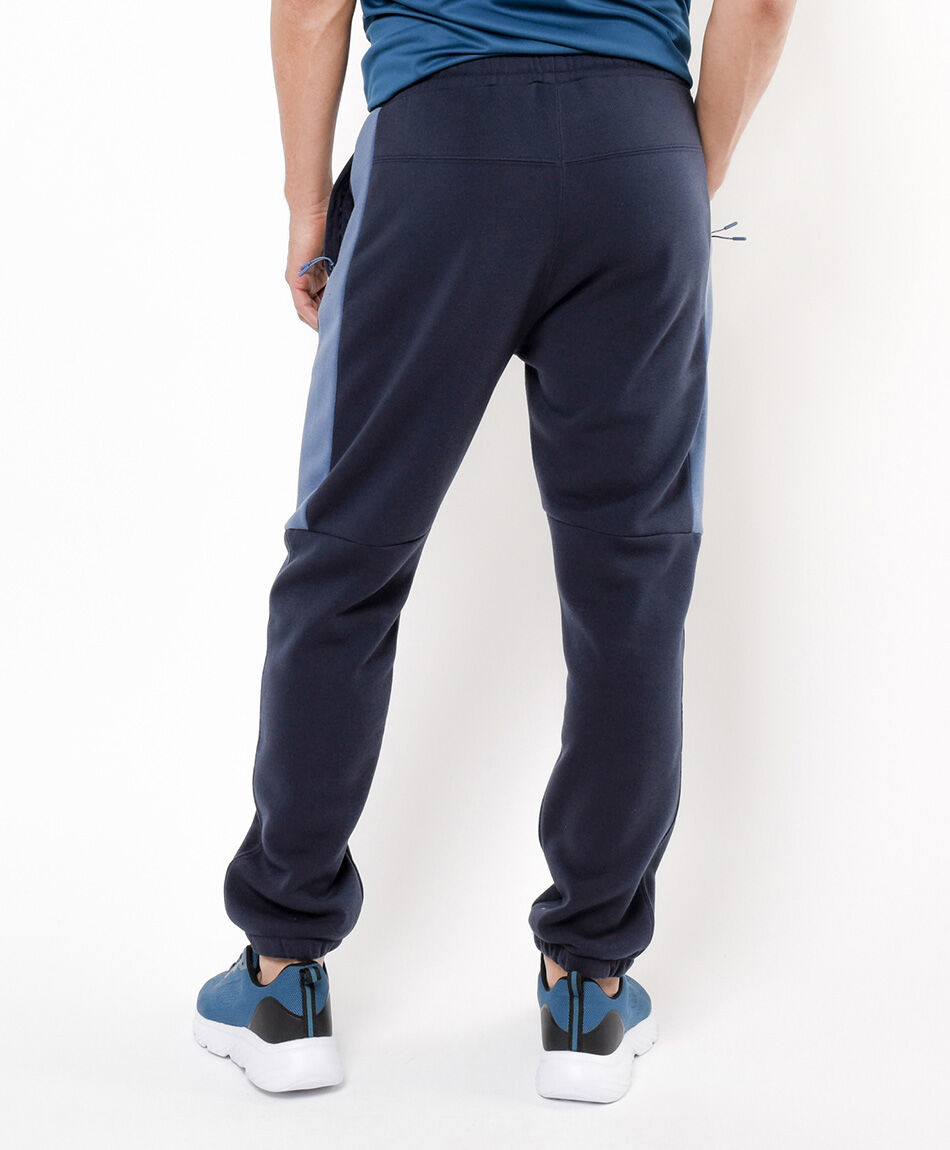 Pantal&oacute;n deportivo hombre l&iacute;nea azul