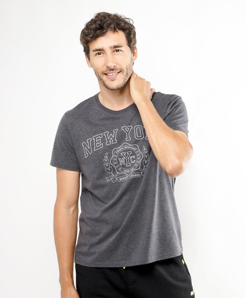 Remera deportiva hombre new york