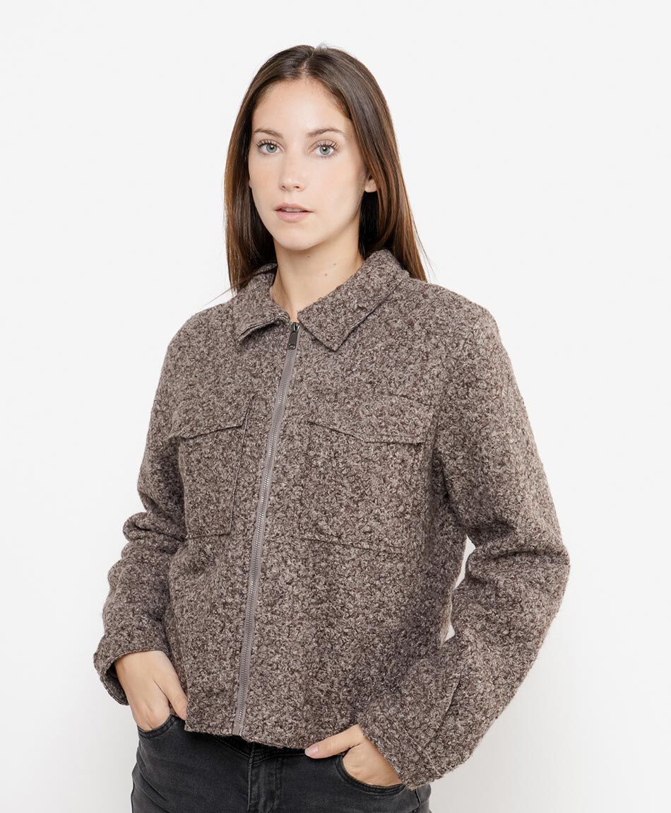 Campera mujer jaspeada
