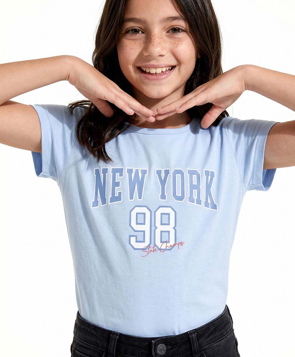 Remera ni&ntilde;a new york