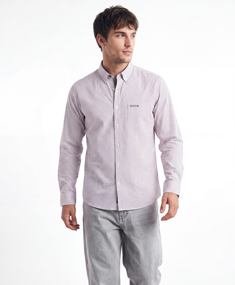Camisa hombre rombos