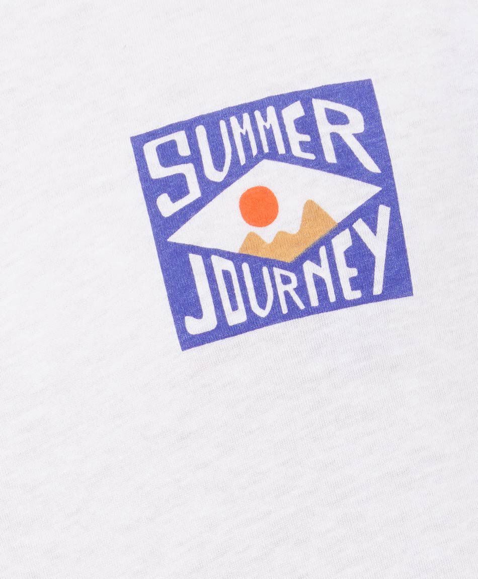 Remera hombre doble estampado summer