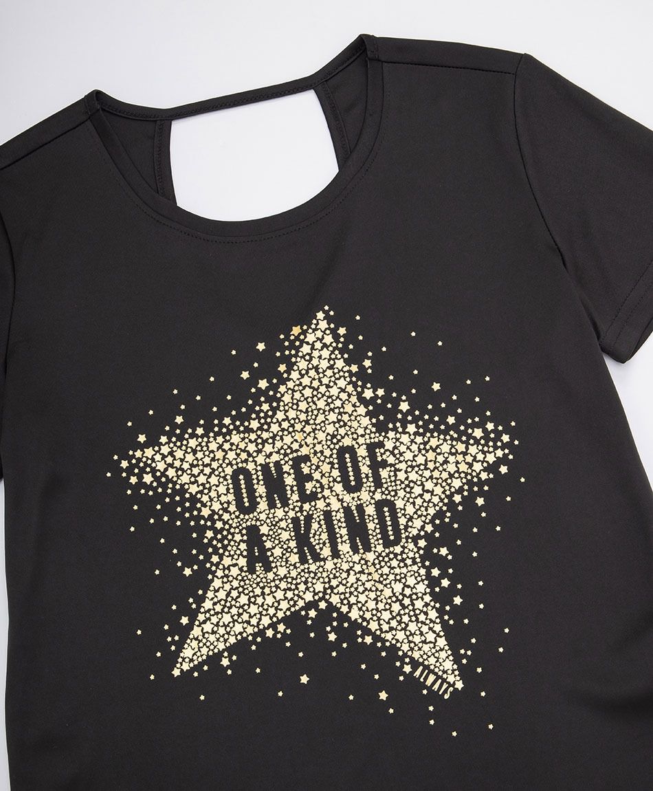 Remera deportiva mujer estrella dorada