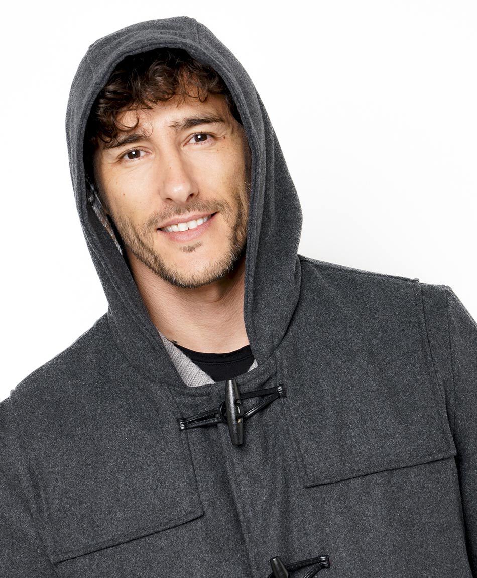 Chaqueta hombre montgomery gris