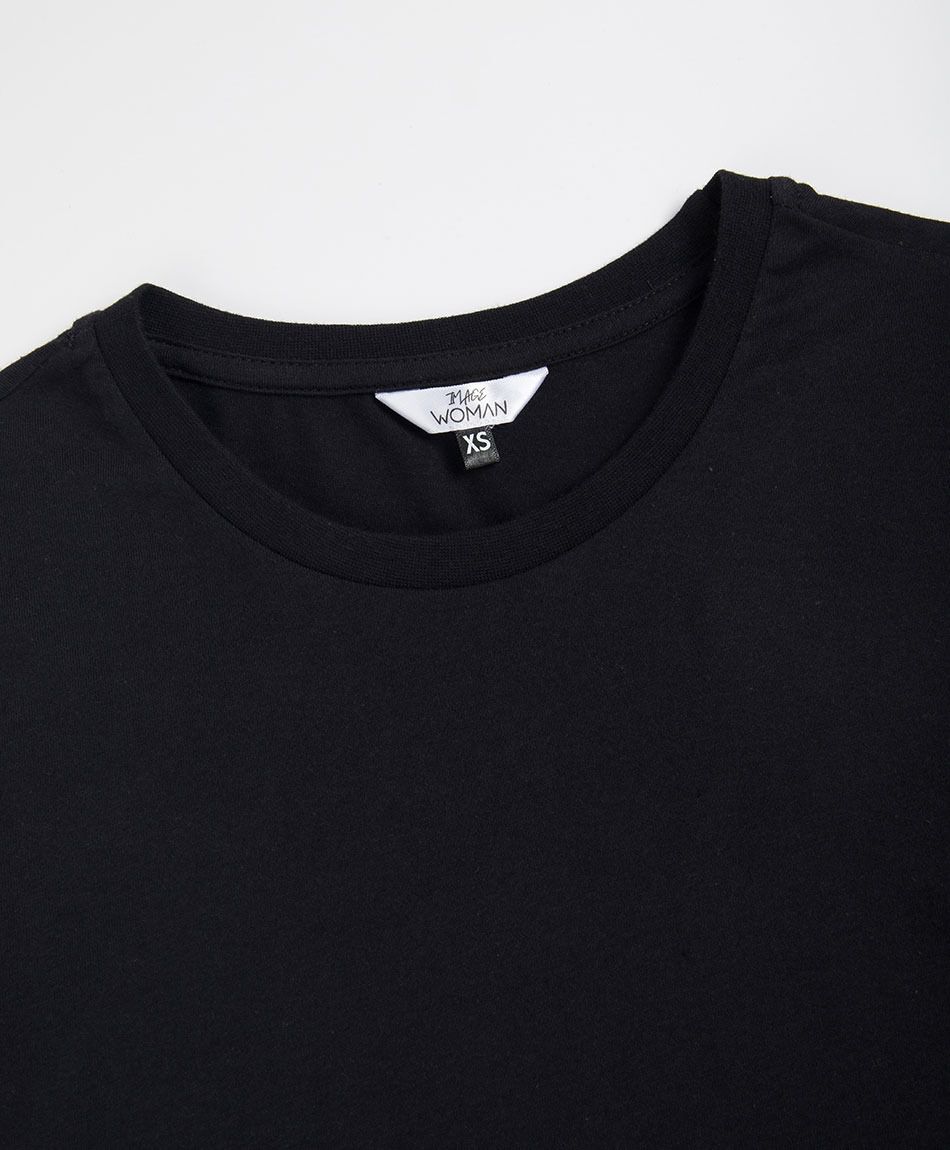 Remera mujer basta encaje colores