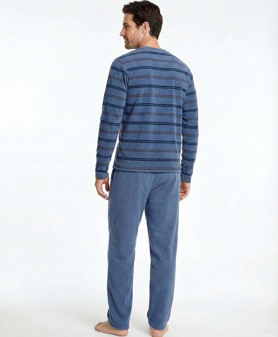 Pijama hombre dise&ntilde;o l&iacute;neas navy