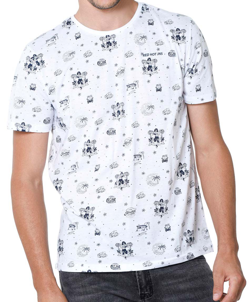 Polera estampada