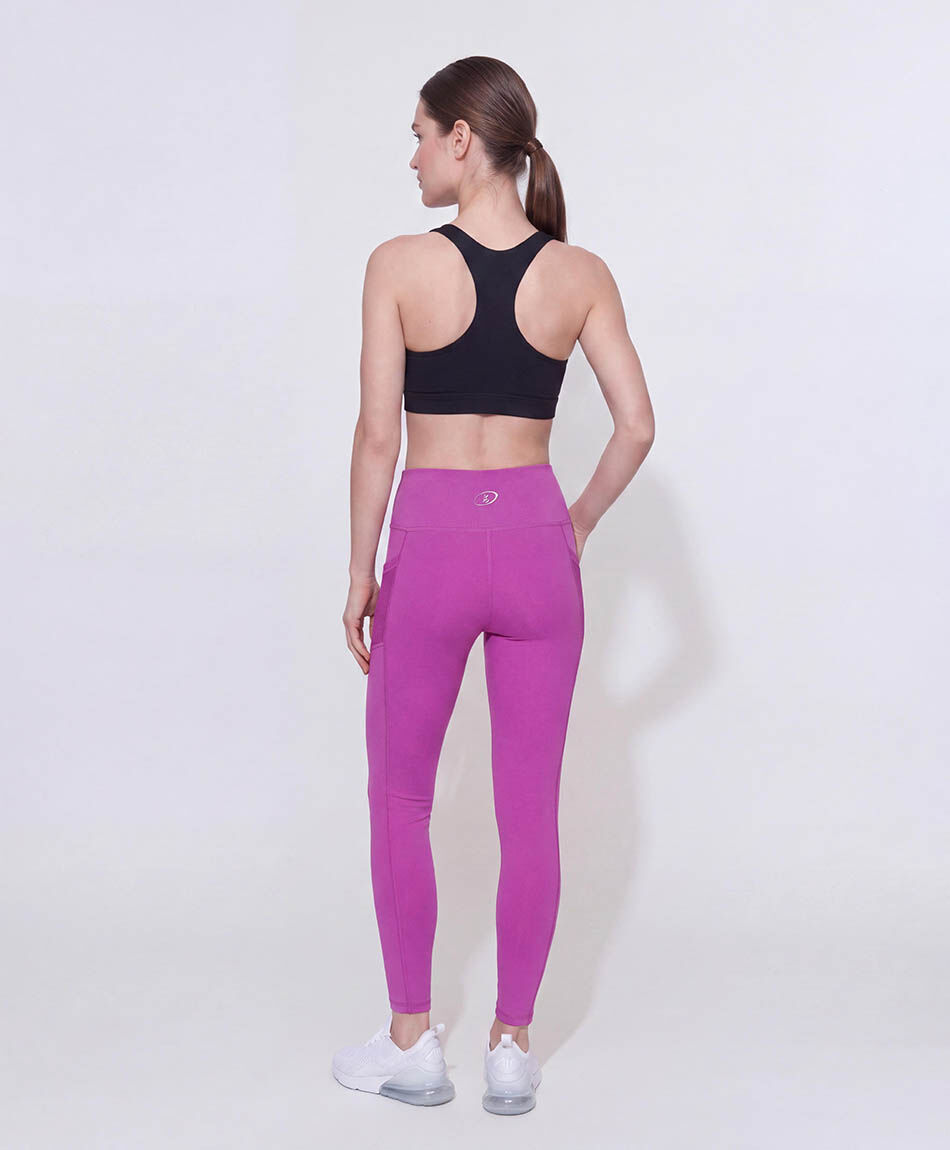 Calza deportiva mujer morada
