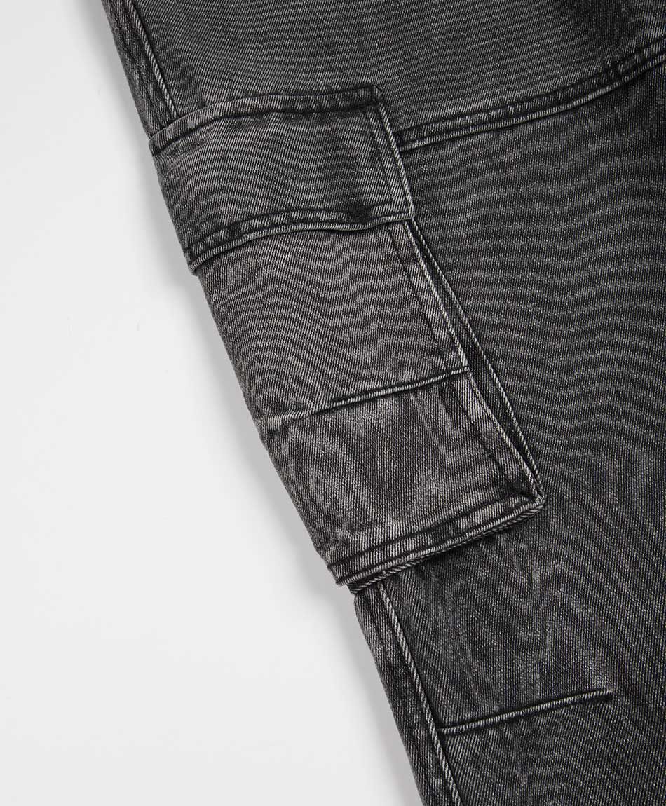 Jeans hombre cargo negro
