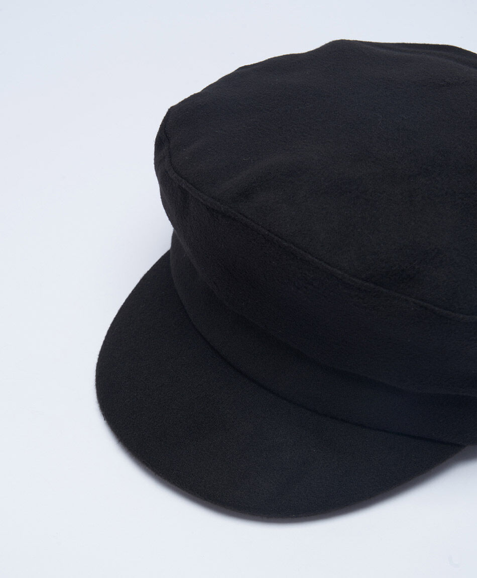 Boina hombre visera black