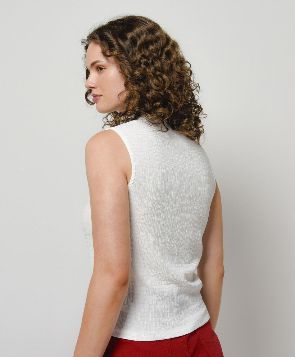 Camisa mujer dise&ntilde;o wrinkled