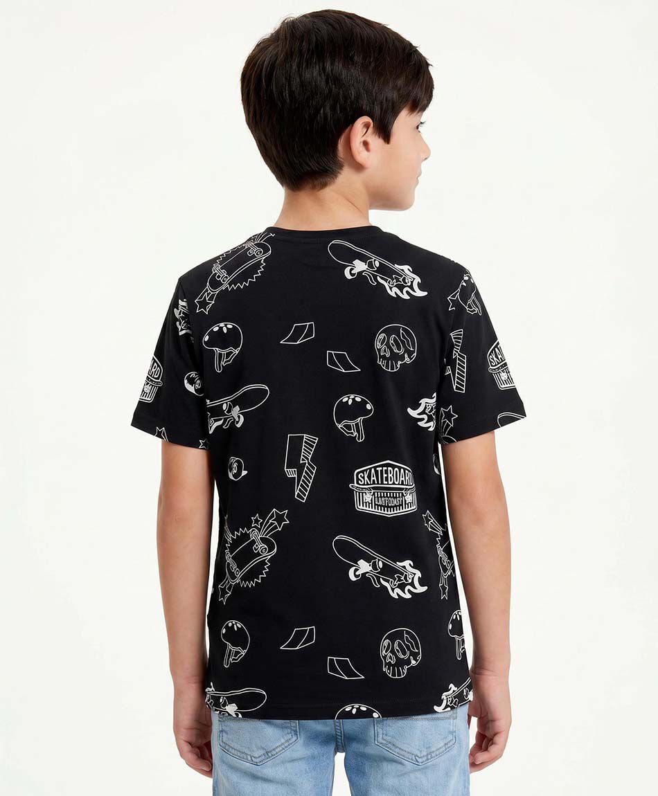 Remera ni&ntilde;o skateboard