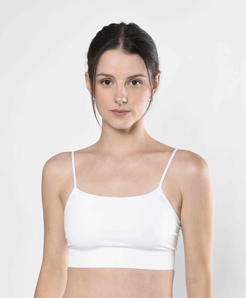 Bralette mujer seamless&nbsp;liso