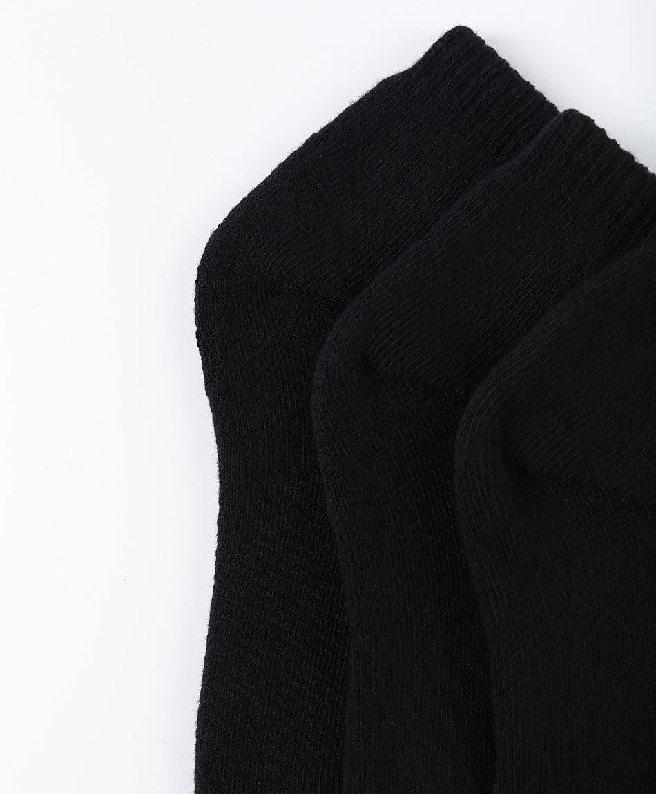 Pack 3 calcetines escolar negro