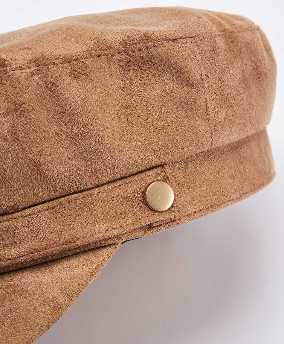 Boina mujer dise&ntilde;o cotel&eacute; caf&eacute;