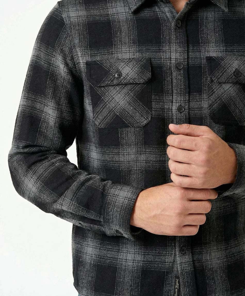 Campera hombre le&ntilde;adora franela escoses