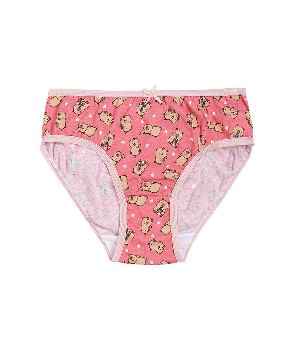 Pack 7 bombachas ni&ntilde;a estampados