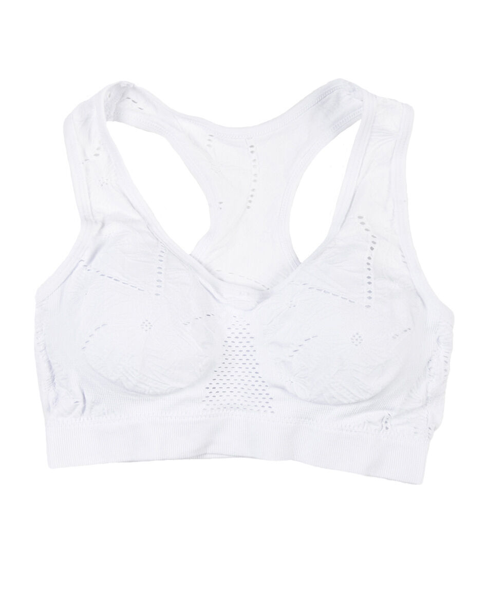 Top mujer seamless calado
