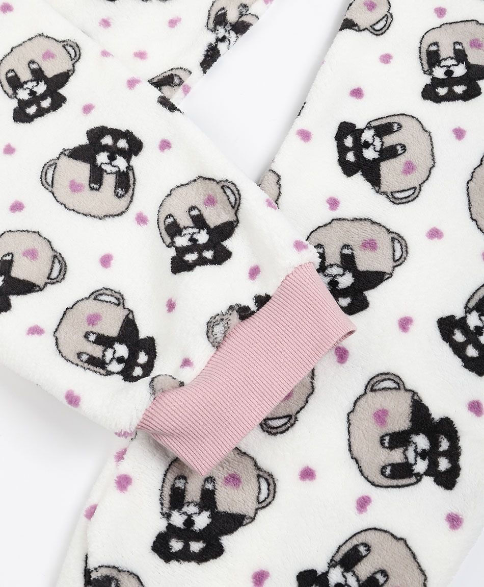 Pack pijama + calcetines mujer polar dog