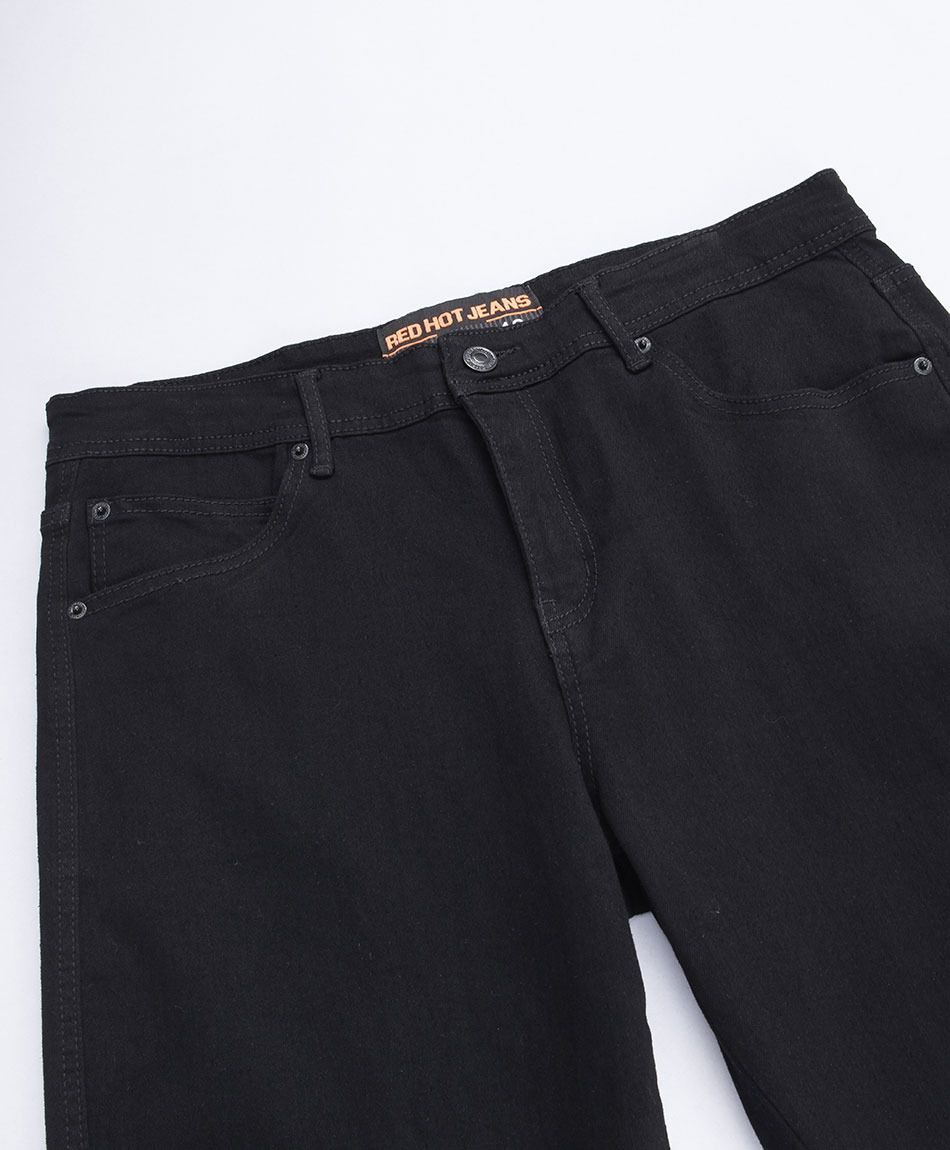 Jeans hombre negro straight