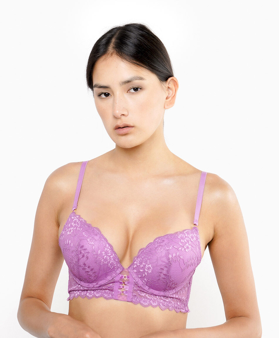 Corpi&ntilde;o mujer encaje front long lace