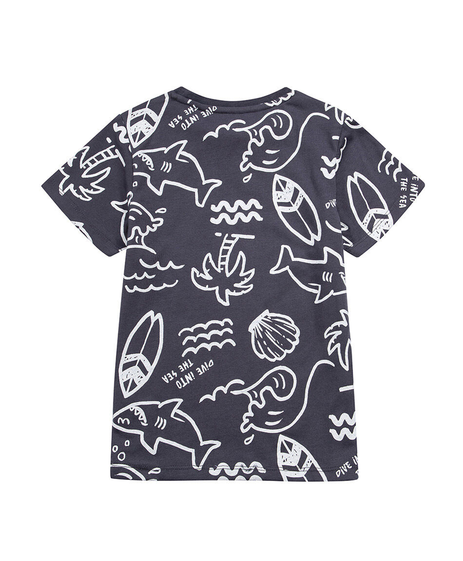 Remera beb&eacute; dibujos playa