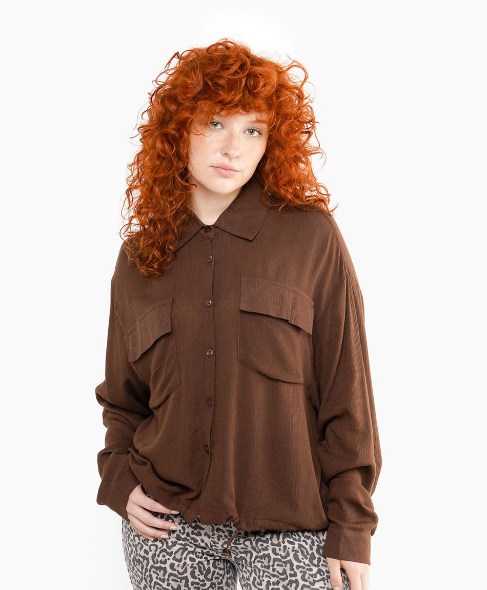 Camisa mujer vintage brown