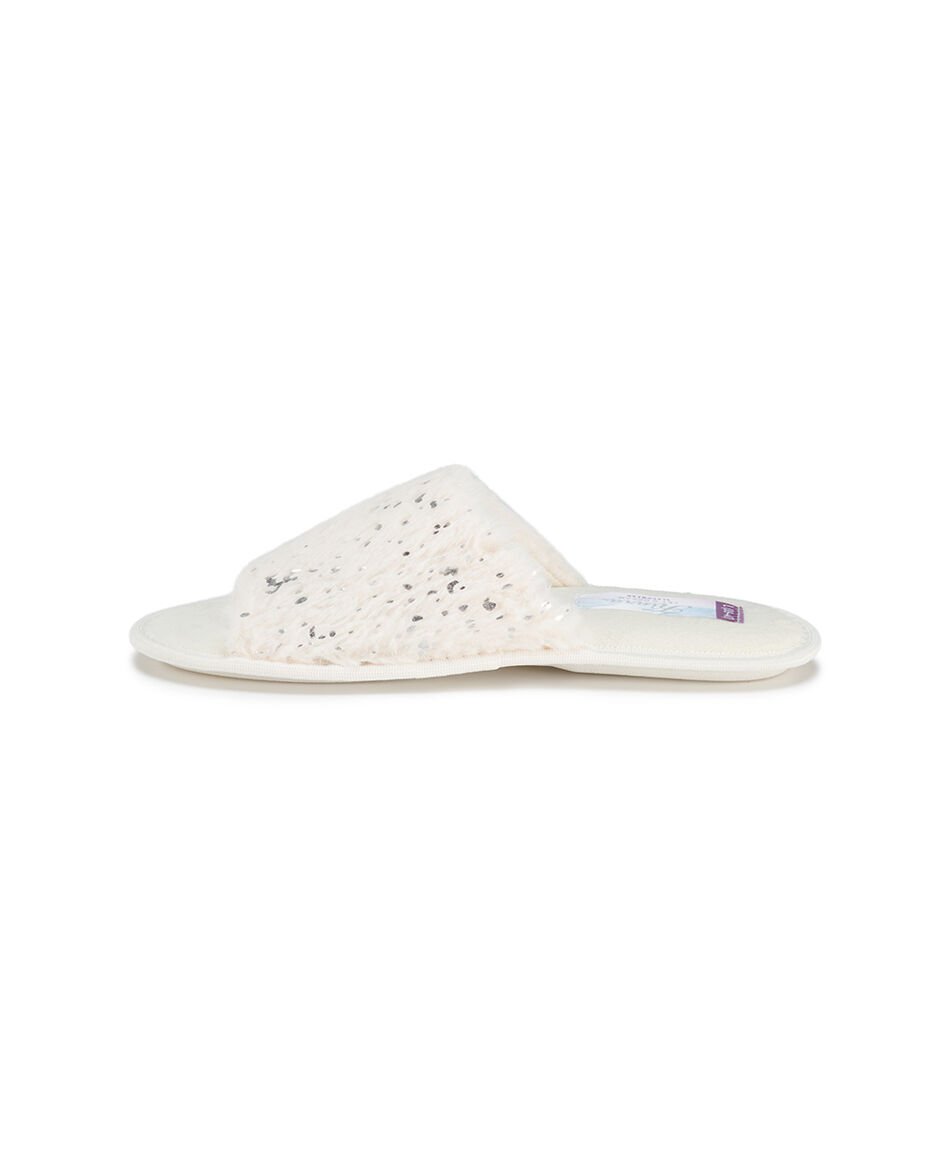 Pantufla mujer brillos sin punta