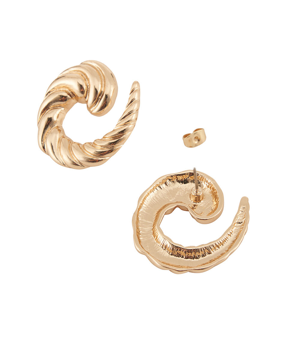 Aros mujer dise&ntilde;o gold