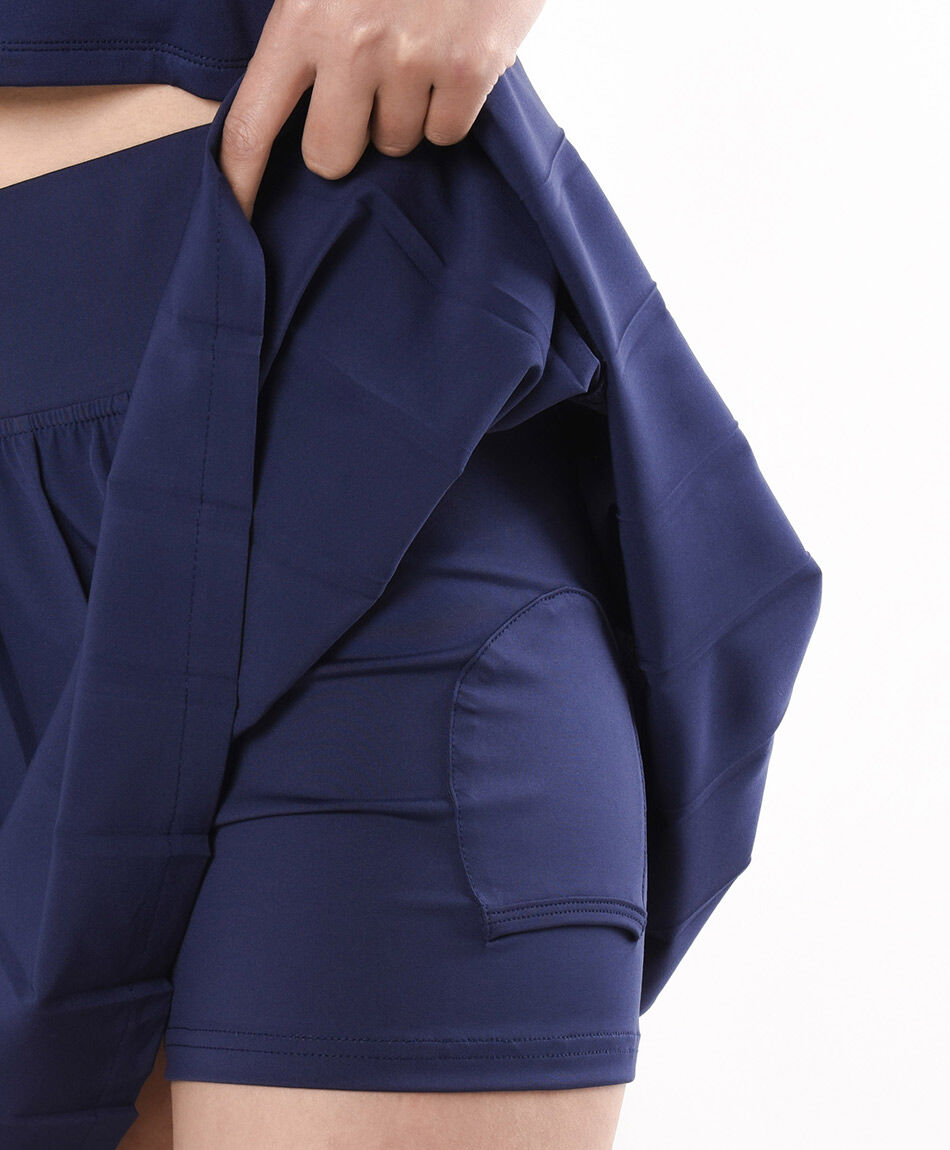 Pollera deportiva mujer short navy