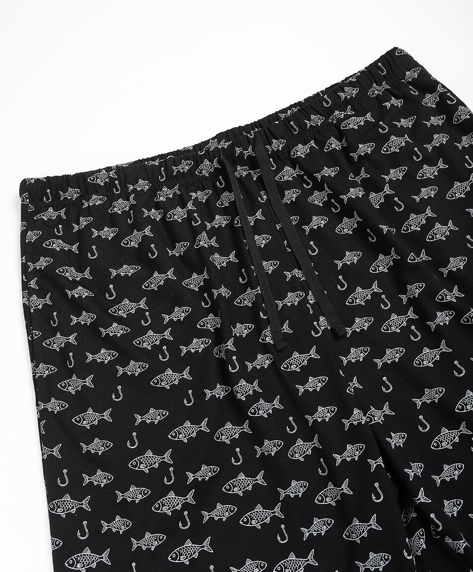 Pijama hombre estampado peces