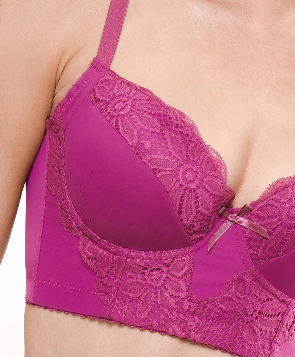 Corpi&ntilde;o mujer push up encajes corset