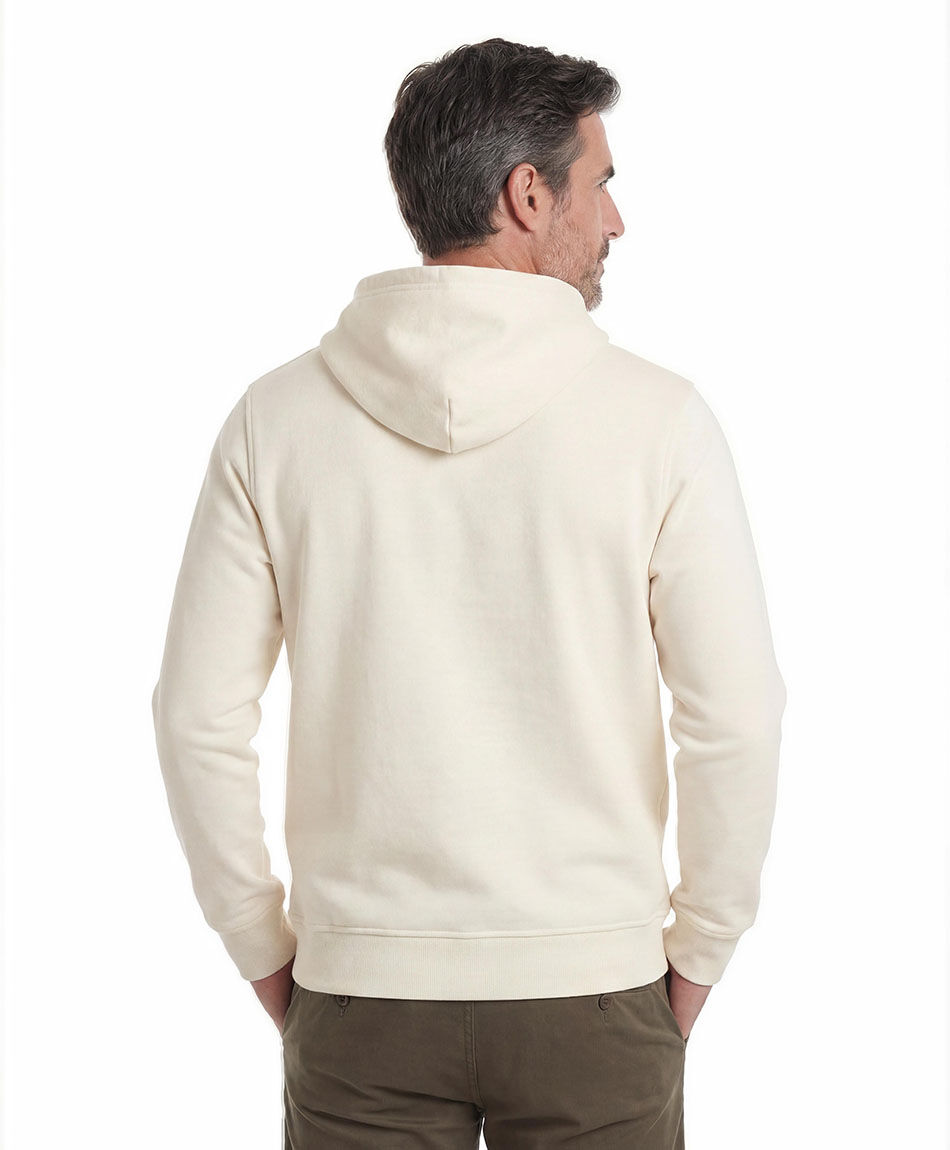 Buzo hombre tipo canguro relieve