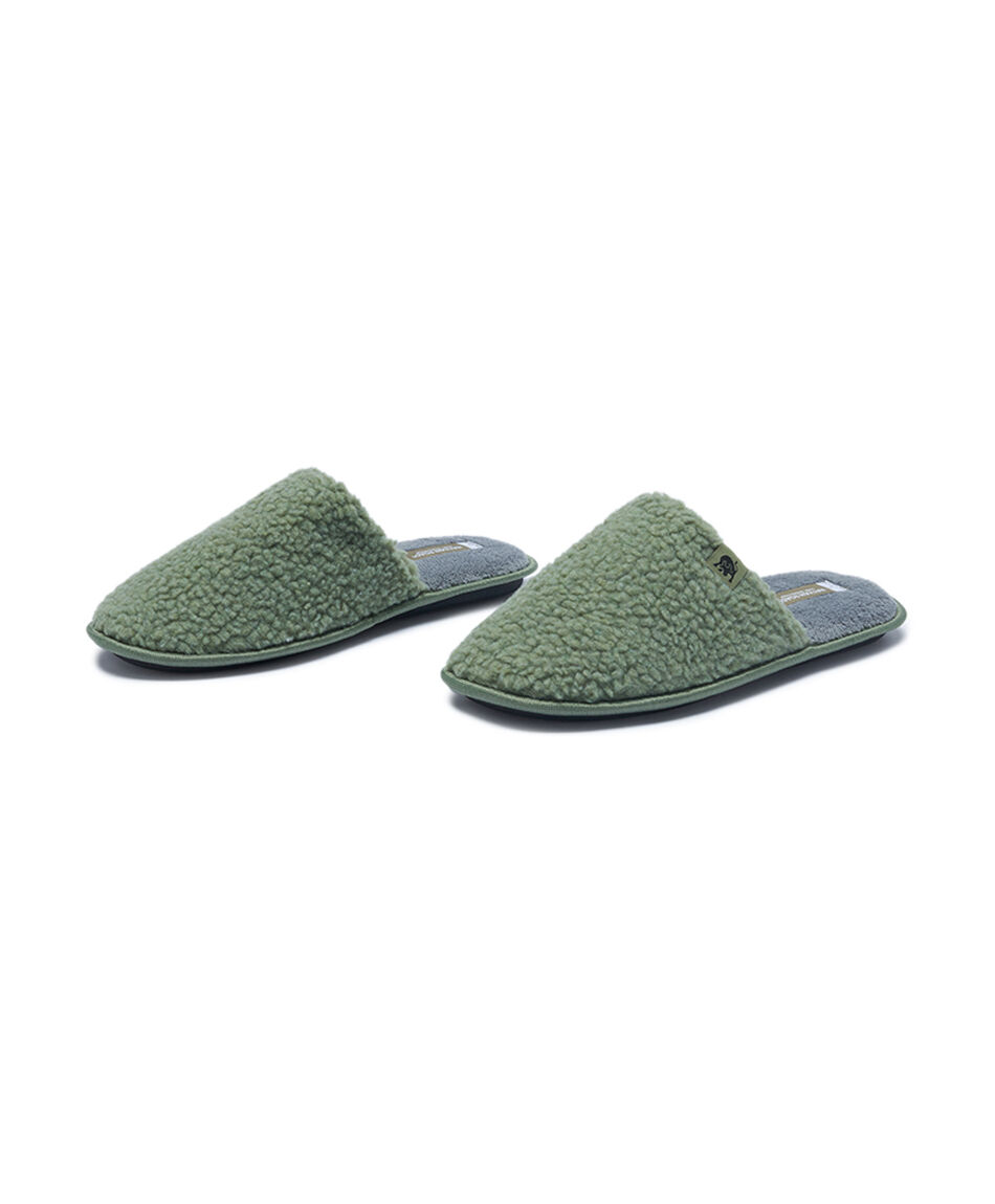 Pantufla hombre  chiporro verde