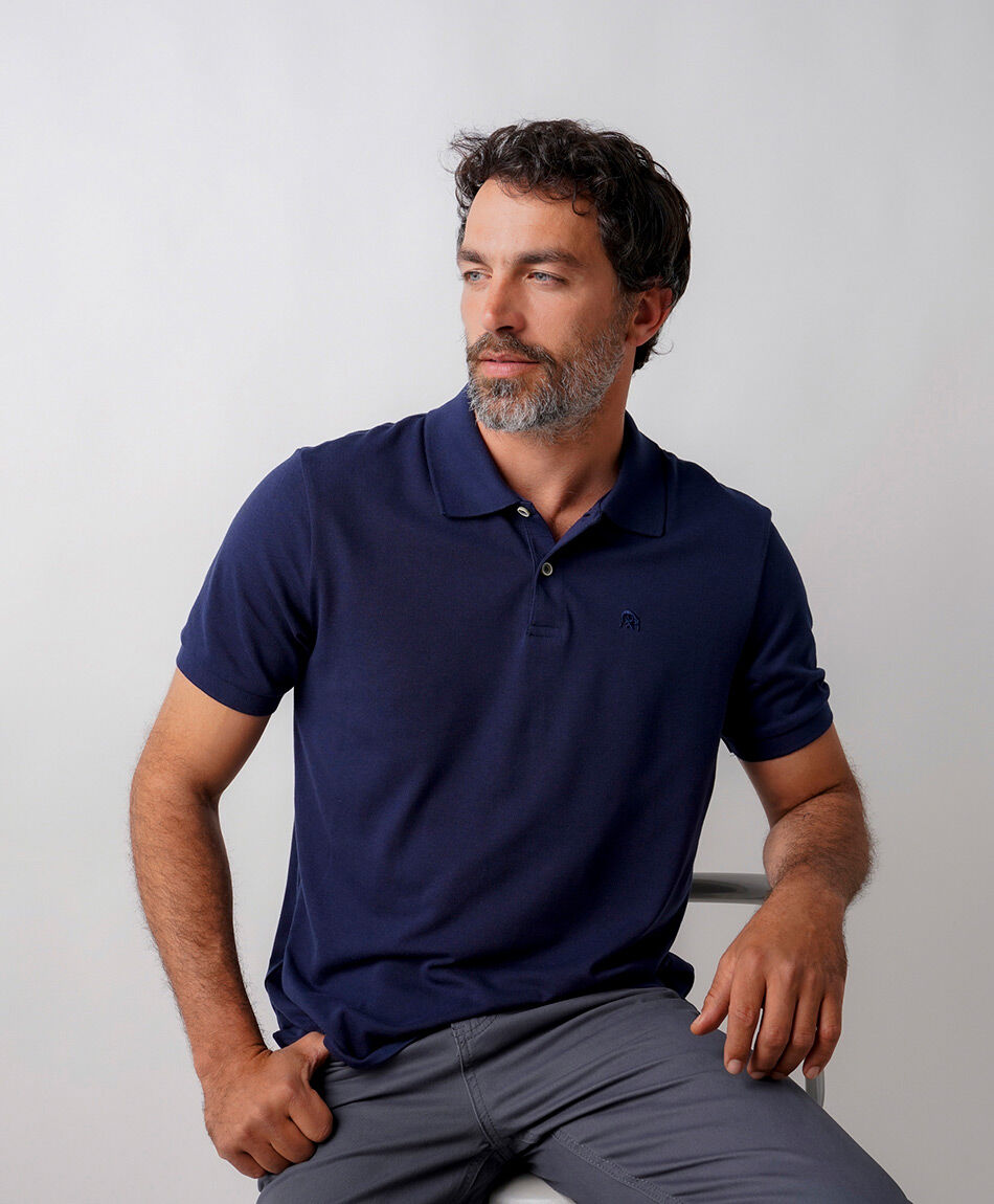 Remera hombre polo l&iacute;nea dry fit