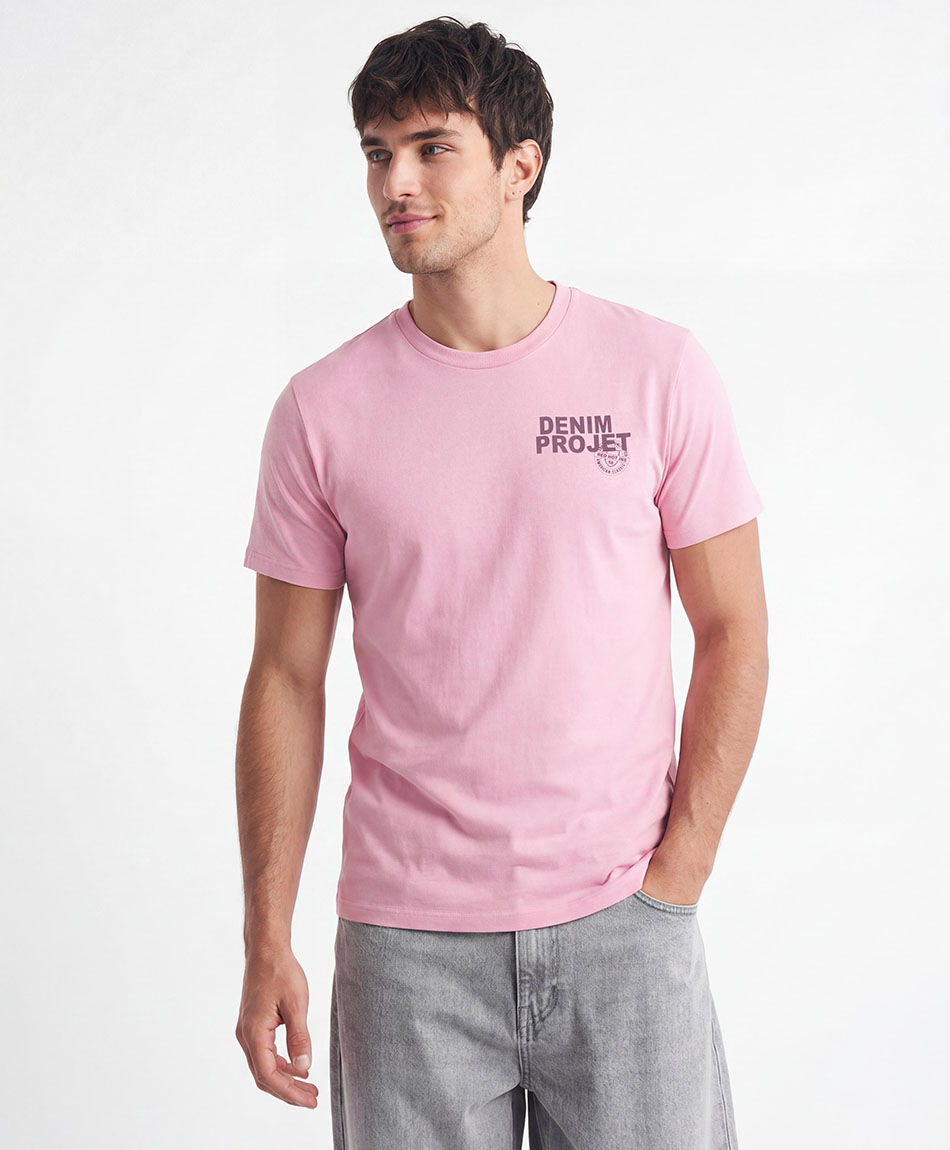 Remera hombre estampado denim project
