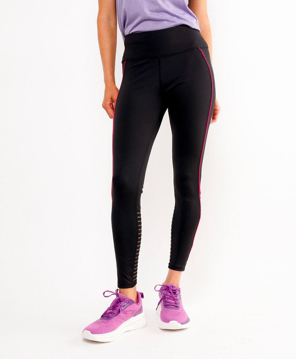 Calza deportiva mujer l&iacute;nea fucsia