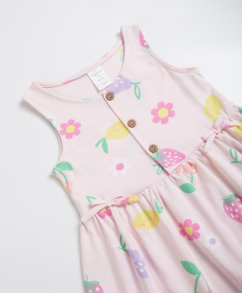 Vestido beb&eacute; botones