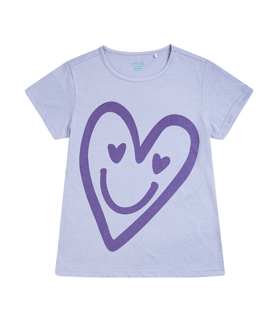 Remera ni&ntilde;a coraz&oacute;n