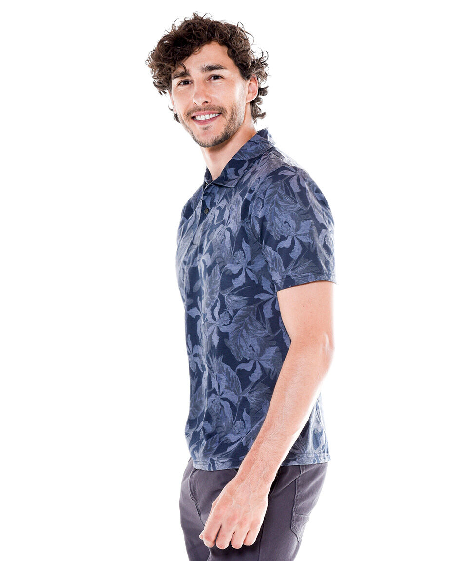 Polera cuello polo