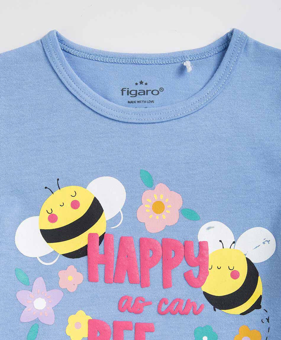 Remera beb&eacute; blanca abejitas