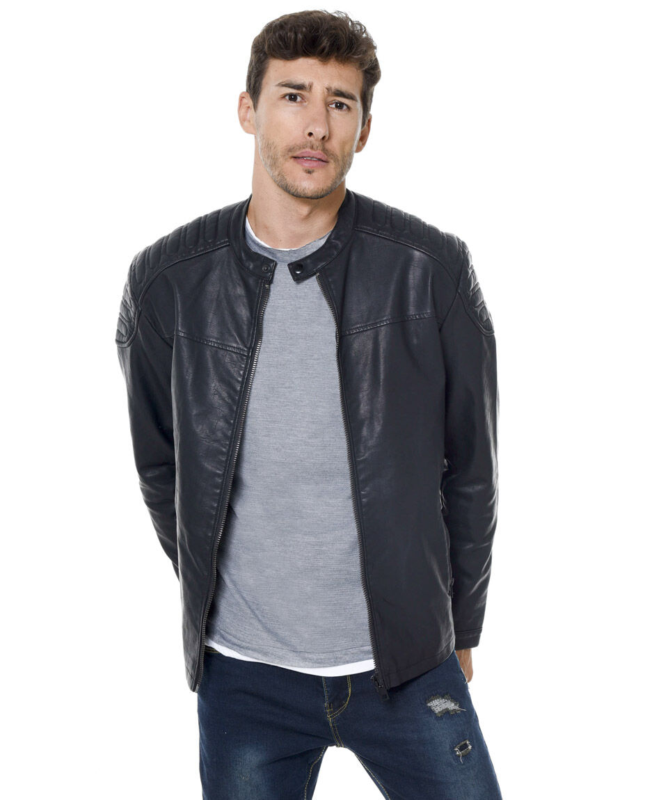 Chaqueta eco cuero